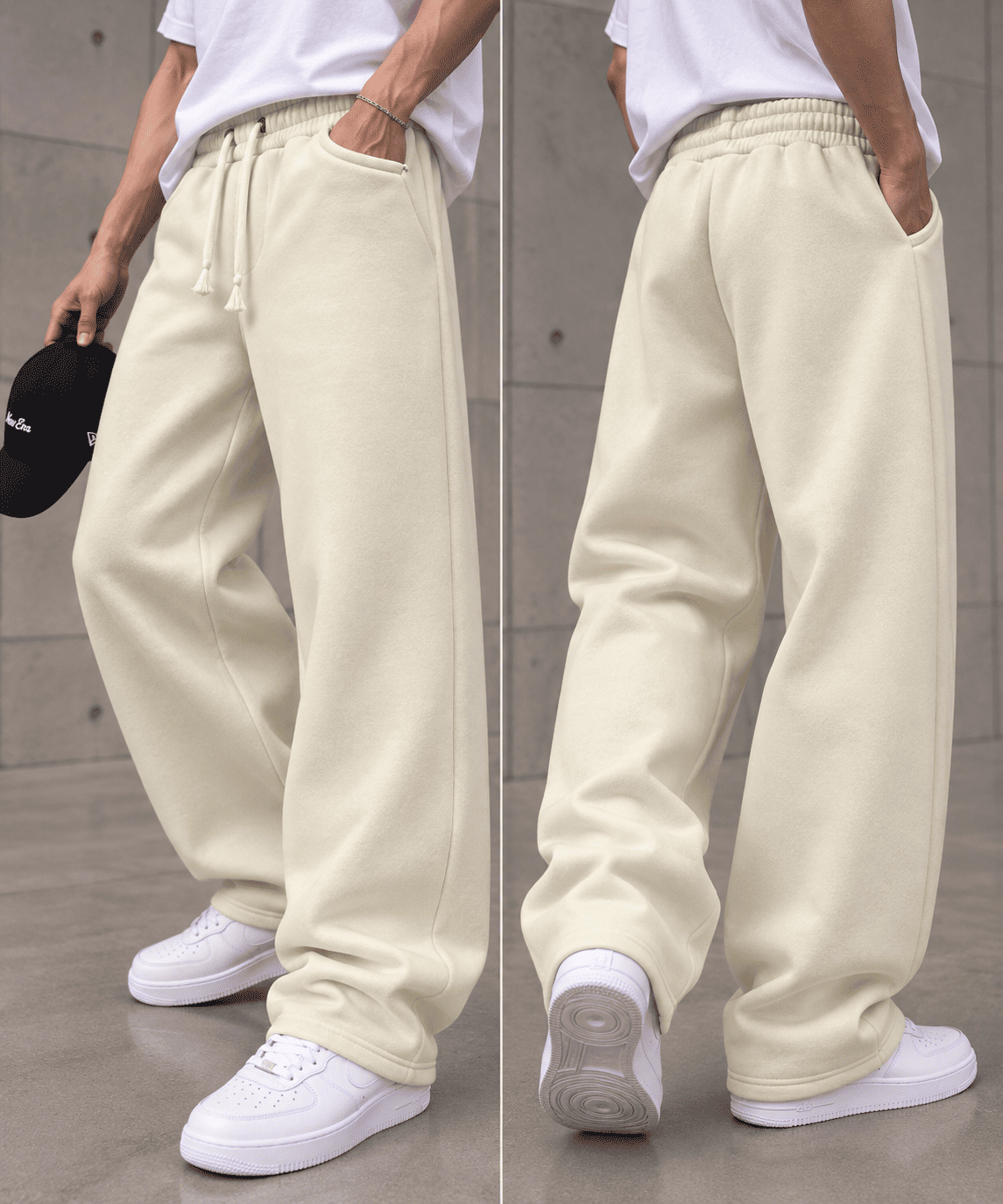 Basıc Baggy Bej