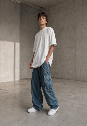 BASIC OVERSIZE - BEYAZ