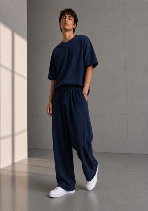 OYSHO TAKIM (BAGGY) - LACİVERT